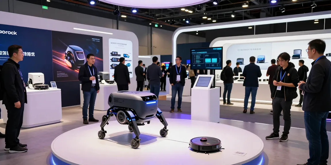 Roborock 2026 showcasing innovative robotic vacuums with wheel-leg architecture at CES 2026.