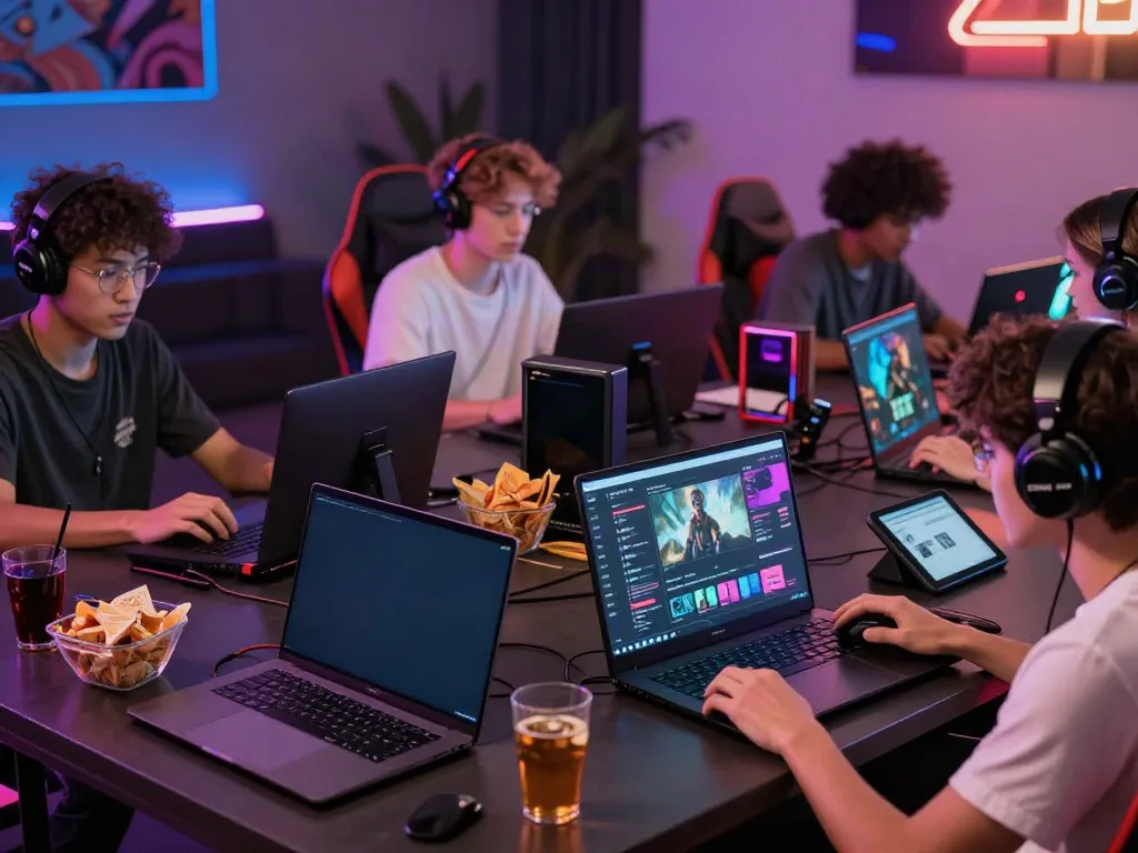 Online gaming experience at http://sin88-onl.com/ with players engaged in thrilling games surrounded by vibrant decor.