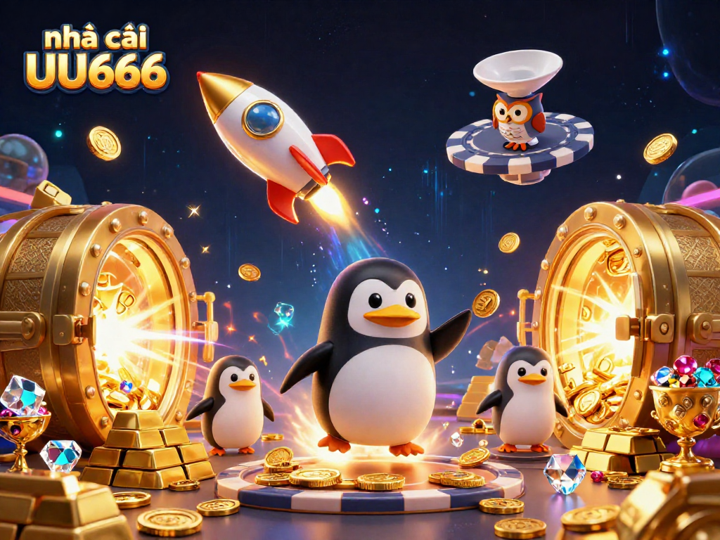 Engage with nhà cái UU666 in a vibrant 3D casino universe filled with treasures and excitement.
