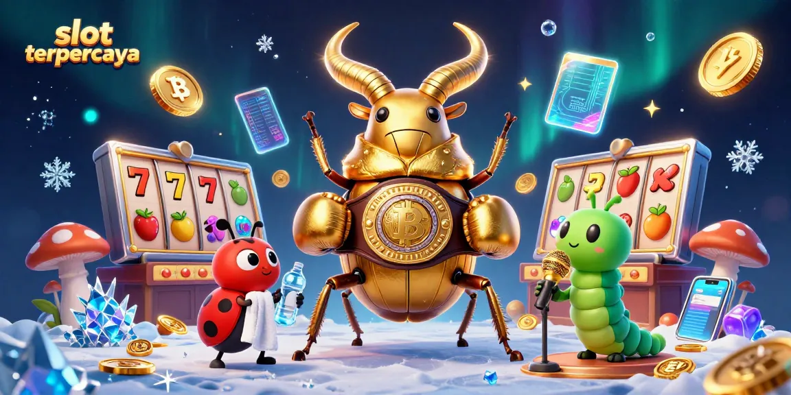 Experience intense slots action with "slot terpercaya" in a dynamic 3D gaming scene.