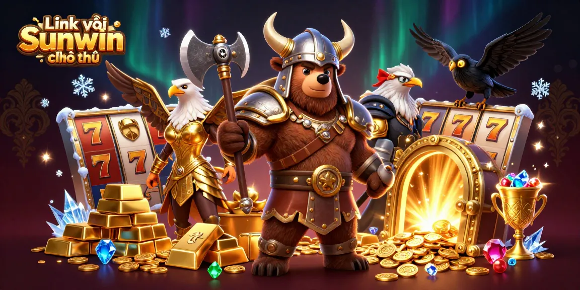 Engage with thrilling adventures at Link vào Sunwin chính thức featuring Viking characters and rich casino treasures.